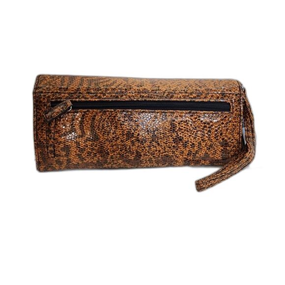 Kenneth Cole Reaction Cheetah Print Coin Purse Wristlet Wallet - Picture 3 of 5